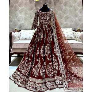 ชุดราตรีดีไซน์เนอร์สง่างามและหรูหรา dupatta ที่สวยงามสำหรับงานปาร์ตี้ - Product Image 2