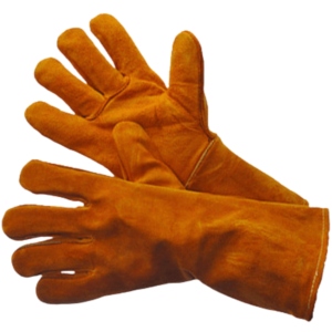 Gants de soudage en cuir de vachette pleine fleur haute performance, résistants à l'abrasion, réfléchissants, pour travaux hivernaux - Product Image 1