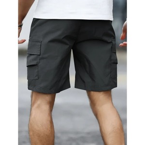 Pantalones Cortos Cargo para Hombre, Pantalones Cortos Casuales Holgados, Bermudas Anchas, Versátiles para Uso Diario al Aire Libre, Pantalones Cortos para Hombre para el Verano - Product Image 2