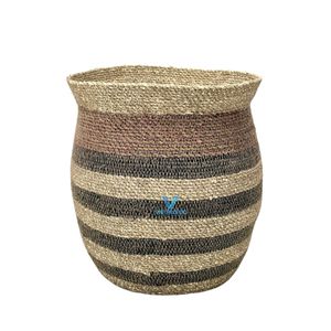 Vase décoratif en jonc de mer et jacinthe d'eau tressé de qualité supérieure, OEM ODM Vietnam - Product Image 5