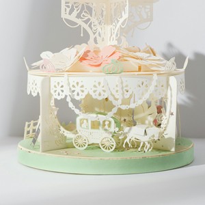 Fantástico rompecabezas de papel 3D, Kit de bricolaje, Pastel de Bodas en miniatura con papel de corte láser, modelo 9026604 para decoraciones de boda - Product Image 5