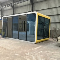 Maison Conteneur Modulaire Verte, Structure en Acier Compacte pour Bureaux à Domicile, Modules Hôteliers, Salles de Bain, Supermarchés, Salles de Sport – Prête à l'Expédition