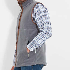 Drain Sports DS-MV-0307 Men's Fleece Breathable Winter Body <b>Warmer</b> Vest with Custom Embroidery OEM Export Supply Worldwide - Product Image 2