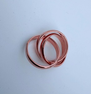 Bague en cuivre de qualité supérieure, fabriquée à la main, de luxe, très demandée, élégante, en cuivre pur pour femmes - Product Image 6