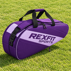 Sac de sport de padel en gros pour clubs d'entraînement avec rangement pour raquettes et sangles de transport réglables pour l'entraînement d'équipe - Product Image 1