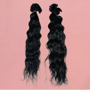 Cheveux vierges Remy de temple d'Inde du Sud de haute qualité, en vrac, ondulés naturels, noirs, lots de mèches, fournisseur OEM en gros pour fabricants - Product Image 5