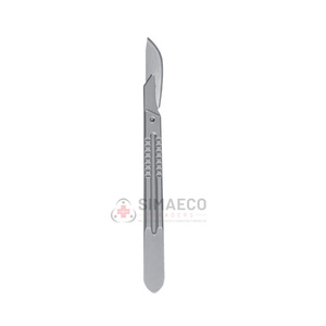 Scalpel jetable Fig. 22 lames chirurgicales stériles en acier inoxydable à usage unique, instrument médical OEM à marque privée - Product Image 2