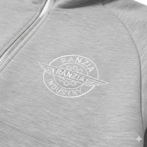 เสื้อฮู้ดซิป RANZIA รุ่น Distressed สำหรับผู้ชาย เสื้อฮู้ดซิป RANZIA รุ่น Street แบบหนา เสื้อฮู้ดซิป RANZIA รุ่น Acid Wash สำหรับผู้ชาย แบบหนาและ Distressed - Product Image 3