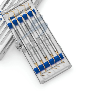 Kit de base d'instruments dentaires micro-parodontaux pour chirurgie buccale, en acier inoxydable, manuel, à source d'alimentation, instruments chirurgicaux dentaires - Product Image 4