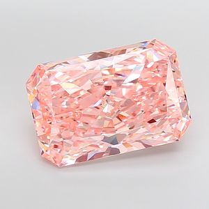 Diamante Rectangular Premium de Corte Radiante, Color Intenso, Claridad VS1, Cultivado en Laboratorio por CVD, Creación JK, Certificado IGI, Obra Maestra de Lujo Ético - Product Image 4