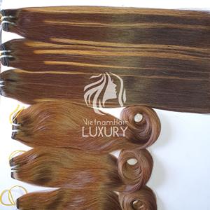 ผมต่อจากเวียดนามผมเรมี่ทอแบบเส้นเดียว100กรัมต่อผมมนุษย์แท้100% ผมตรงธรรมชาติสำหรับถักเปีย - Product Image 4