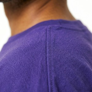 Conjunto Deportivo de Primera Calidad con Bolsillos Tipo Cargo en Color Morado, Camiseta de Algodón Extra Grande para Hombre y Pantalones Cortos Casuales de Verano - Product Image 3