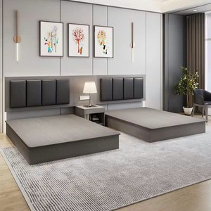TPT Customized Washable Fabric Antique European Design Full Size Bedroom Set 5+ Drawers <b>Storage</b> Apartment Hotel Home Furniture - Product Image 4