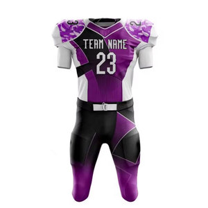 Uniforme de football américain de haute qualité à bas prix, fabriqué en 100 % polyester - Product Image 1