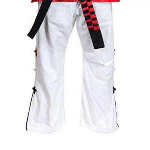 Ensemble d'uniformes de Taekwondo haut de gamme pour femmes, tendance, avec patchs brodés, personnalisable, en Spandex/Polyester, pour arts martiaux, 500g - Product Image 2