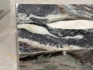 Natural <b>Marble</b> Tissue Box Case by NEHA ENTERPRISES Elegant Handmade Tissue Holder for Tabletop and Counter Decoration - Product Image 3