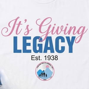 T-shirt graphique It's Giving Legacy pour femmes, en coton doux, col rond, manches courtes, vêtements décontractés à la mode pour tous les jours - Product Image 4