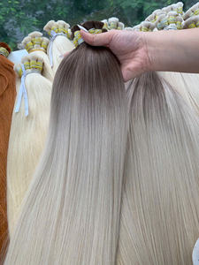 ผมต่อแบบตรง สีบลอนด์ 100% ผมเวอร์จินเวียดนาม ราคาขายส่ง เหมาะสำหรับเทศกาลปีใหม่ - Product Image 5