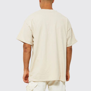 T-shirt Homme Épais à Épaules Tombantes avec Impression en Relief – Style Été Manches Courtes – Vente en Gros - Product Image 2