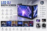 Écran LED portable professionnel pour DJ, écran LED personnalisé pour événements, clubs, mariages et concerts
