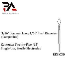Electrodo de Diamante C3D Compatible con Ellman Surgitron, Eje de 1/16, Compatible con Todos los Modelos Ellman - Product Image 3