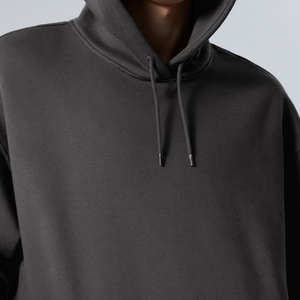 Custom Hoodies for Men Cotton Fleece Hoodie Men's <b>Sweatshirt</b> With Hooded Sustainable Mens Pullover Hoodie - Product Image 2