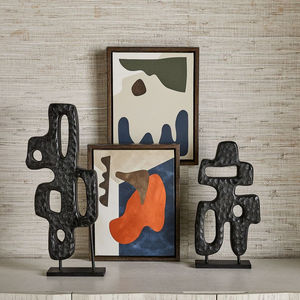 Escultura Moderna Hecha a Mano de Caballo Abstracto sobre Base, Figura Decorativa de Resina Texturizada para Exhibición en Hogar u Oficina, Colección de Regalos - Product Image 6