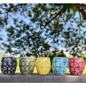 New Design Handmade Ceramic Mug Floral Pattern Black White Traditional Chinese Design Home Use - Product Image 5