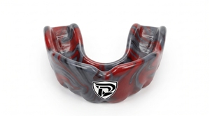 Protector Bucal de Goma Dumela, Negro y Rojo, Protector para Entrenamiento de Boxeo, Unisex, Ajuste Personalizado para Adultos, para Todas las Estaciones - Product Image 3