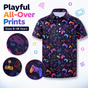 Camiseta de Polo de Golf Juvenil Cómoda, de Secado Rápido y Absorción de Humedad, Manga Corta, Ropa Deportiva, en Oferta - Product Image 6