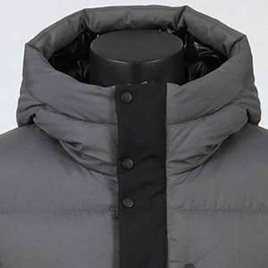 เสื้อแจ็คเก็ตพัฟเฟอร์บุขนเป็ดสำหรับผู้ชายรุ่นใหม่ขายส่ง เสื้อโค้ทกันหนาวหนา อุ่นสบาย - Product Image 4