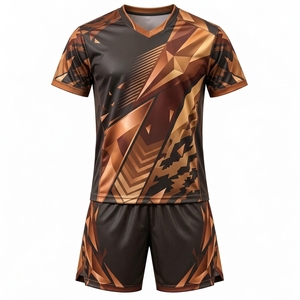 Camisetas de voleibol de alta calidad con pantalones cortos a juego, diseñadas para una libertad de movimiento, tacto suave y personalizadas. - Product Image 2