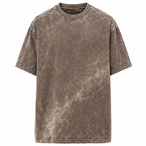 เสื้อยืดดีไซน์พิเศษแบบฟอกสี 100% ผ้าฝ้าย สไตล์วินเทจ ลำลอง สำหรับผู้ชายและผู้หญิง แห้งเร็ว ระบายอากาศดี ขายส่ง - Product Image 1