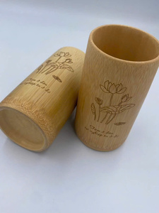 Mug en bambou durable, vaisselle naturelle pour café, thé, smoothies et rafraîchissements quotidiens - Product Image 4