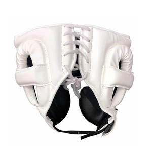 DAWNFROCE FIGHT GEARS Ensemble de boxe MMA/Kickboxing : Casque, Gants, Protège-grenaille en Cuir PU et Cuir de Vachette, Durable, Respirant, Hiver - Product Image 6