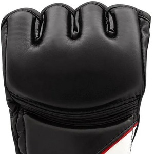 Gants de boxe en cuir artificiel de haute qualité, demi-doigts, en cuir PU, pour MMA, service OEM, confortables - Product Image 3
