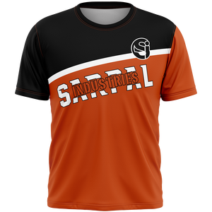 Camisetas deportivas de manga corta para hombre, de secado rápido, transpirables, con estampado, de compresión, informales, de jersey, para correr. - Product Image 1