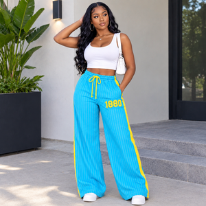 Pantalones Deportivos Anchos con Rayas de la Universidad Southern HBCU y A&M College, Venta al Por Mayor |   Ropa Universitaria HBCU - Product Image 3