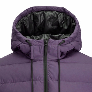 Veste d'hiver matelassée pour homme, best-seller, en toile, coupe-vent, chaude, service OEM, couleurs personnalisables sur le devant - Product Image 5