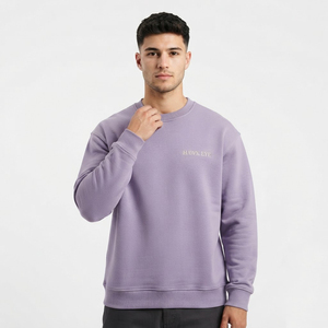 Sweat-shirt pour homme de qualité supérieure personnalisé, en coton côtelé, col rond, streetwear, sweat-shirts et hoodies pour homme - Product Image 6