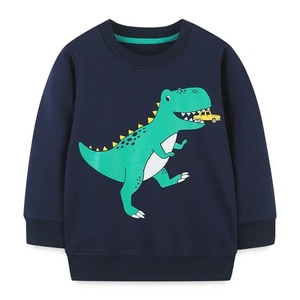 Sweat-shirt à manches longues pour garçons et filles, en coton biologique, doublé en polaire, imprimé graphique, écologique, vente en gros - Product Image 5