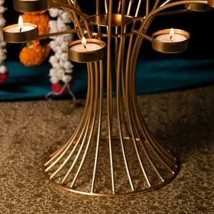 Modern <b>Tree</b> Design Metal Tea Light Candle Holder Decorative Multi Candle <b>Stand</b> for Home Decor Wedding and Event Centerpieces - Product Image 4