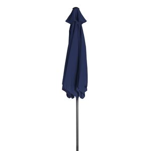 Ombrellone da Esterno Rotondo da 2,3 m con Sistema di Sollevamento a Manovella e Inclinazione Regolabile, 6 Stecche in Ferro, Palo in Ferro, Impermeabile e Protezione UV per Hotel - Product Image 3