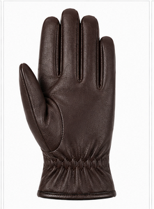 Gants en cachemire et laine tendance pour hommes et femmes, mitaines chaudes d'hiver compatibles écran tactile, doublure polaire douce, gants habillés, vente en gros, logo personnalisé - Product Image 2