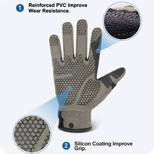 Guantes de Trabajo de Seguridad para Mecánicos, para Hombre y Mujer, Anti-Impacto, con Agarre, Guantes Utilitarios con Pantalla Táctil, Guantes de Construcción con Protección de Nudillos TPR - Product Image 3