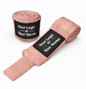 Bandages de boxe personnalisés OEM ODM, bandages élastiques MMA, 2 pièces, tailles et couleurs personnalisées, logo, certifiés CE, écologiques, en caoutchouc, éponge, EVA - Product Image 6