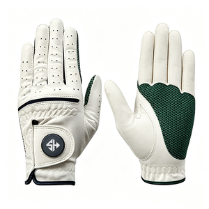 Gants de golf personnalisés, achat en gros, impression personnalisée, logo personnalisé, toucher doux, paume en cuir véritable, fabricant de gants de golf pour adultes - Product Image 1