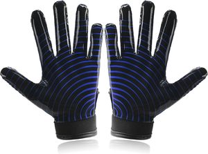 Proveedor de Guantes de Fútbol Americano Personalizados al por Mayor, Guantes de Receptor con Logotipo Impreso, Guantes de Entrenamiento Deportivo, Minifalda de Cuero para Mujer - Product Image 3
