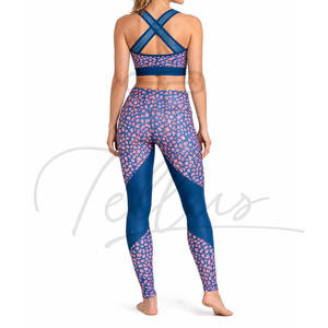 Conjunto de Yoga de 4 Piezas para Mujer al por Mayor, Ropa Deportiva con Logotipo Personalizado, Top de Manga Larga, Leggings Levanta Glúteos, Ropa de Gimnasio, Traje de Entrenamiento - Product Image 2