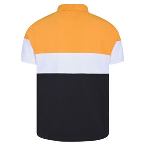 เสื้อกอล์ฟแขนสั้นผ้าฝ้าย/ใยไผ่ระบายอากาศได้ดี พิมพ์ลายปักโลโก้ตามสั่งสำหรับผู้ชาย เหมาะสำหรับงานโปรโมชั่น - Product Image 3